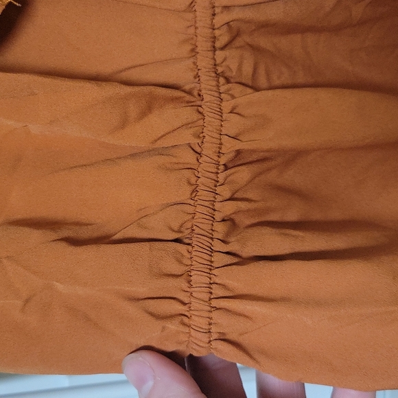 Forever 21 burnt orange ruffle minidress - Picture 5 of 7